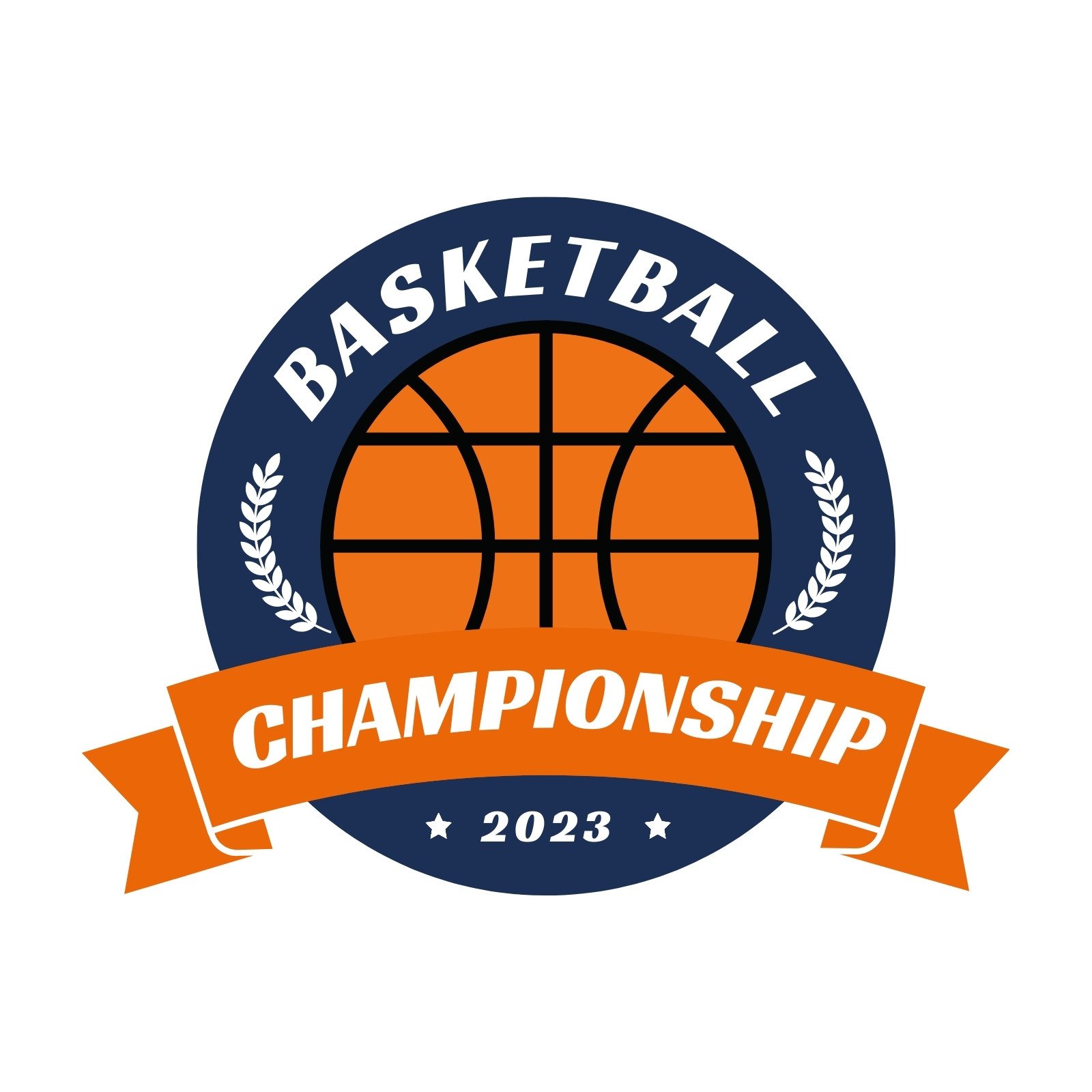 Basketball Championship Logo Clipart, Basketball Championship
