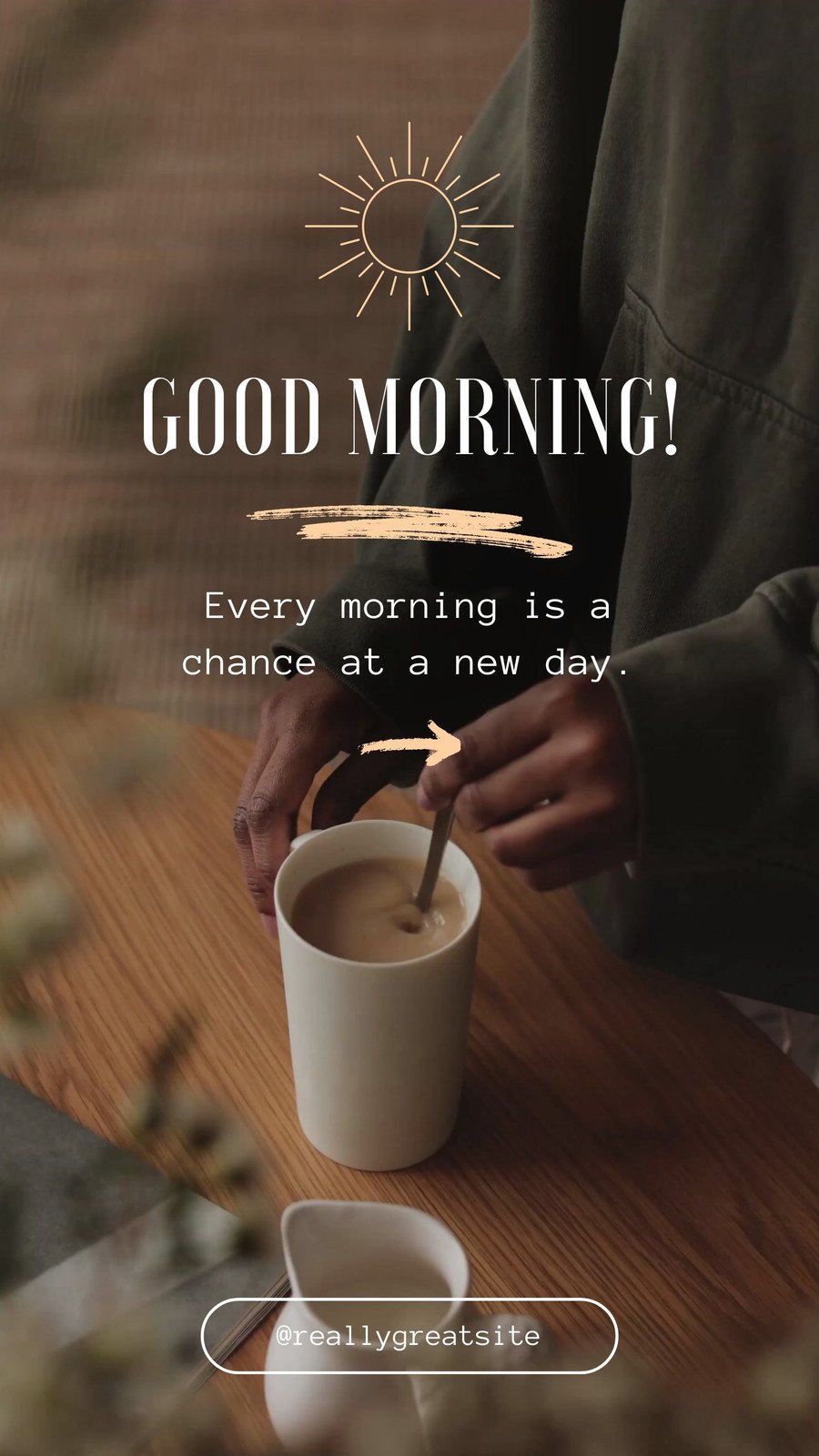 First, I need coffee. Good Morning - trendy coffee quote with