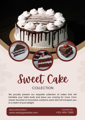 Bakery Website Design, Homemade Cakes and Sweets, Vector Illustration Stock  Vector - Illustration of order, homemade: 172888840