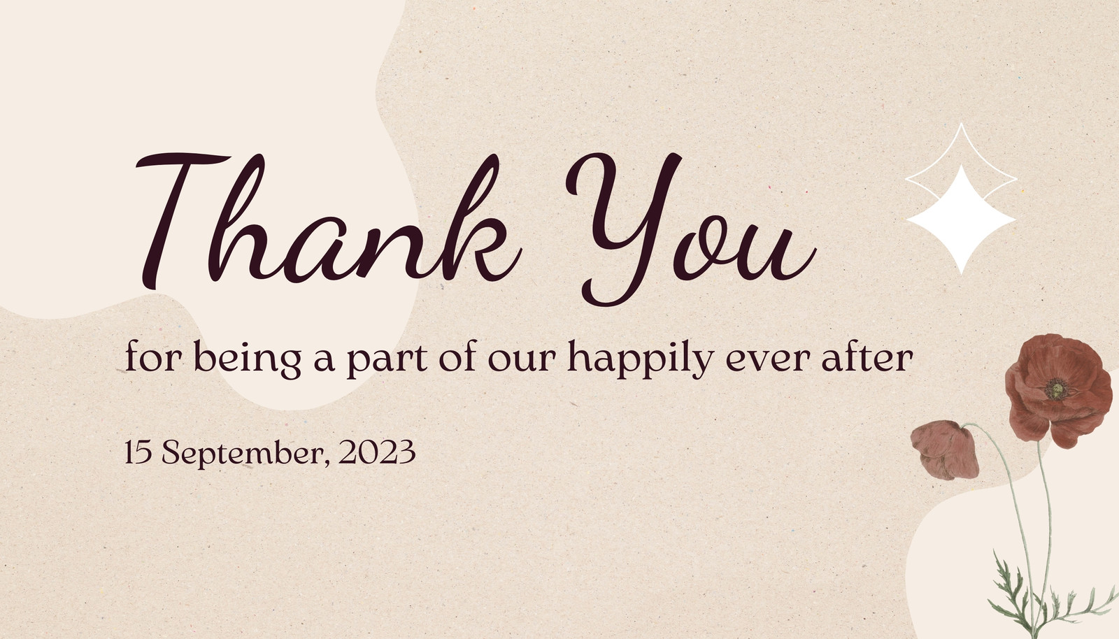 Happily Ever After Party Favor Tag Template Wedding Thank You 