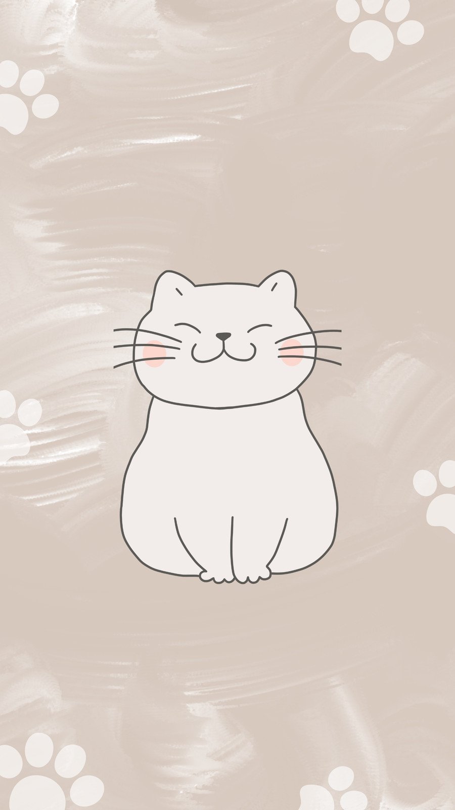 cute cat cartoon wallpaper
