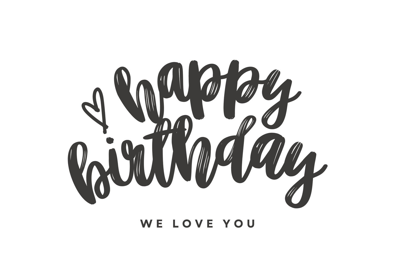 Digital Birthday Card Downloadable Happy Birthday Card Printable