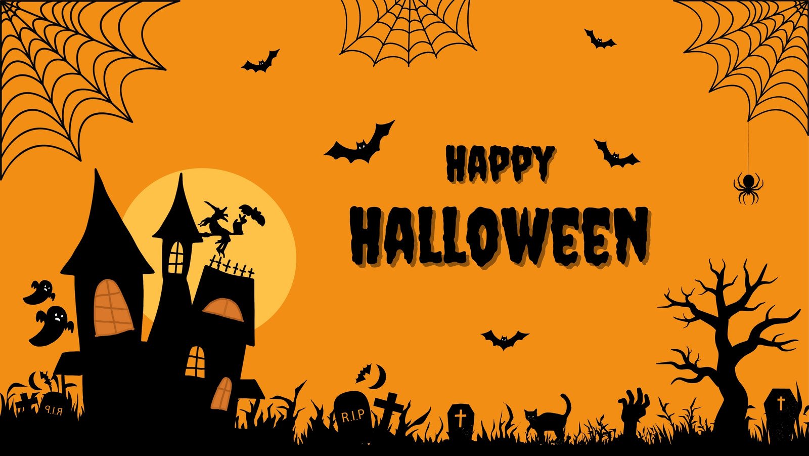 Free custom Halloween Facebook cover templates