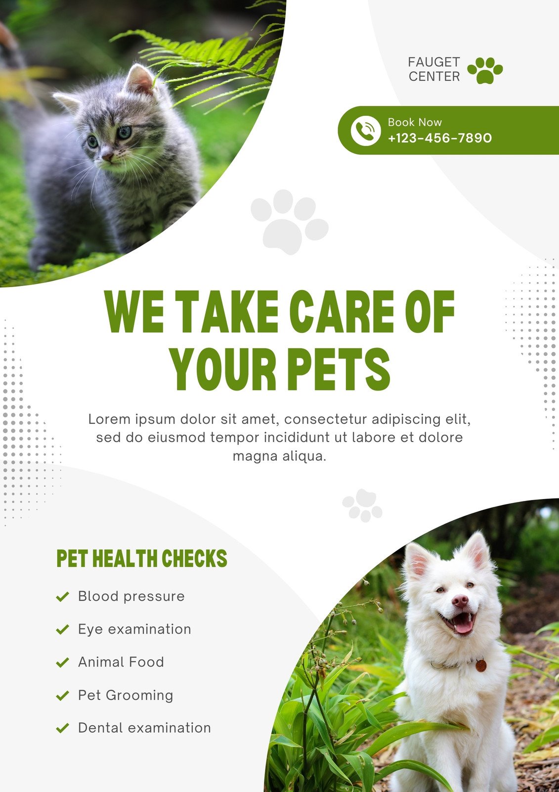 Pet care samples
