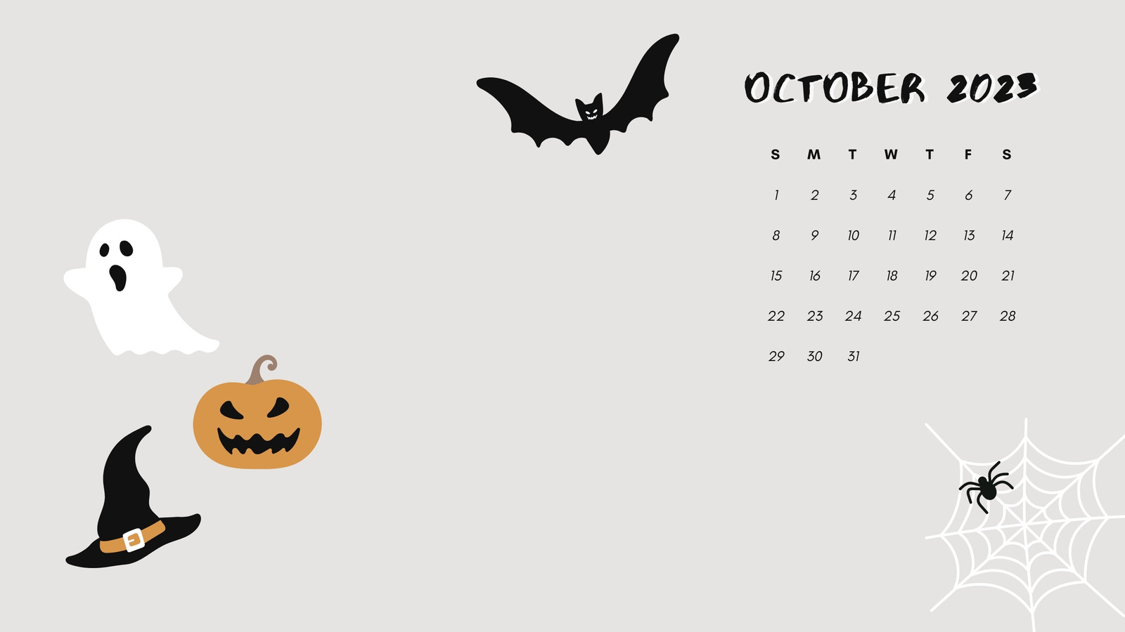 Free customizable Halloween desktop wallpaper templates | Canva