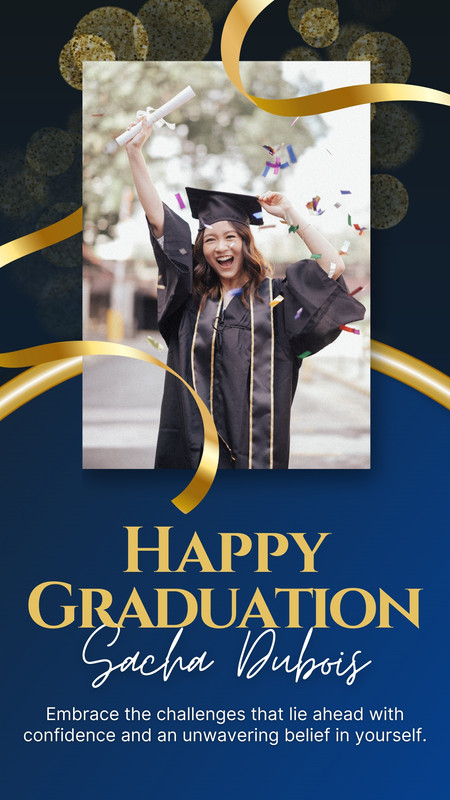 Free and customizable graduation templates