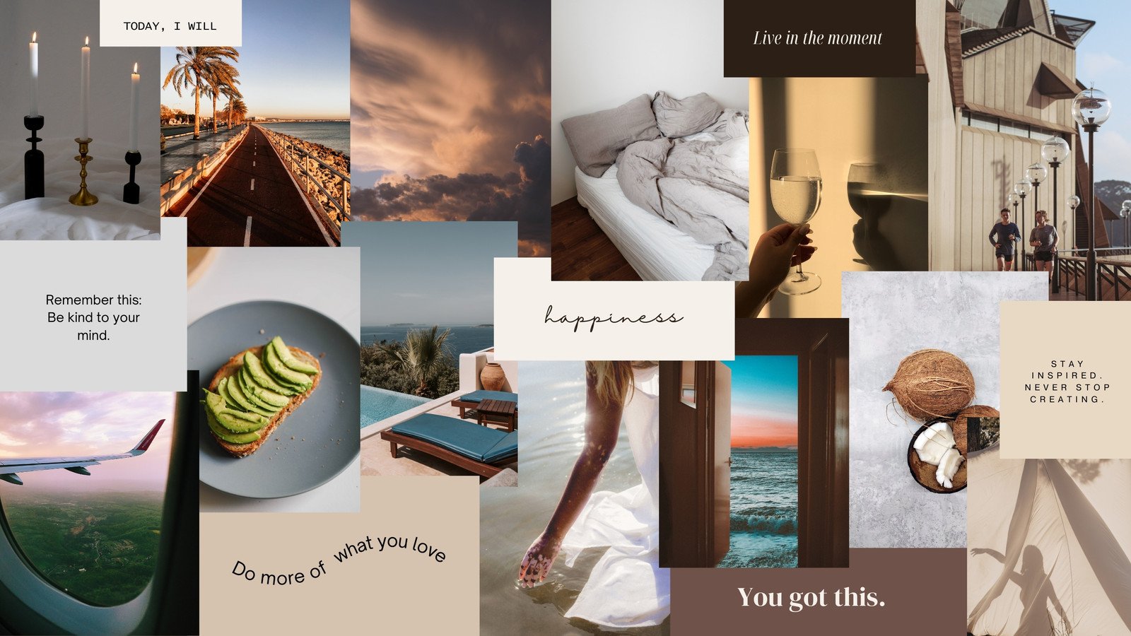 2024 Vision Board Planner Canva Template