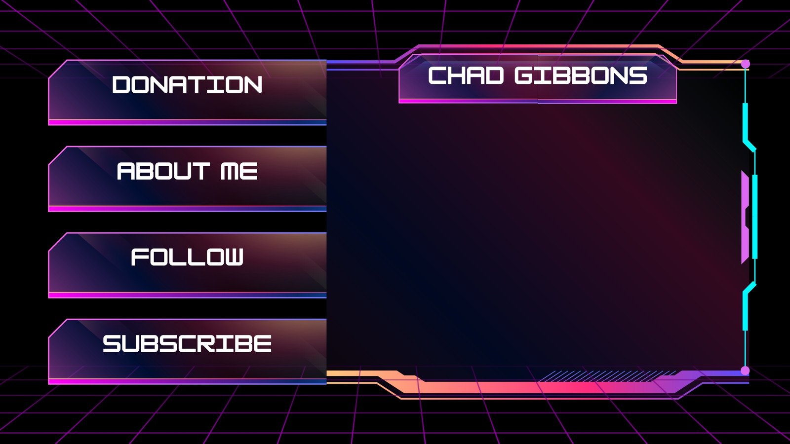 Free and customizable Twitch overlay templates