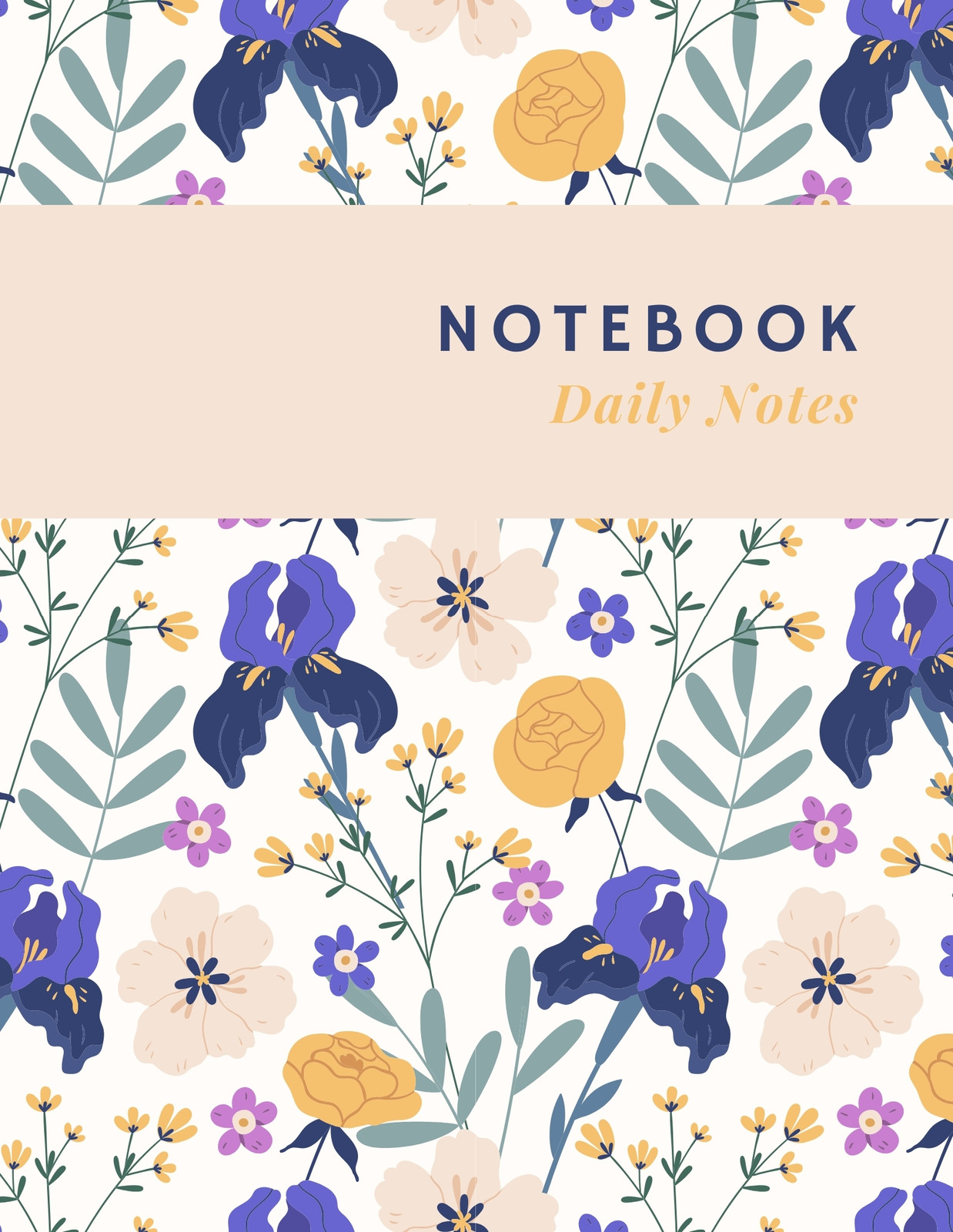 Customize 1,848+ Notebook Covers Templates Online - Canva