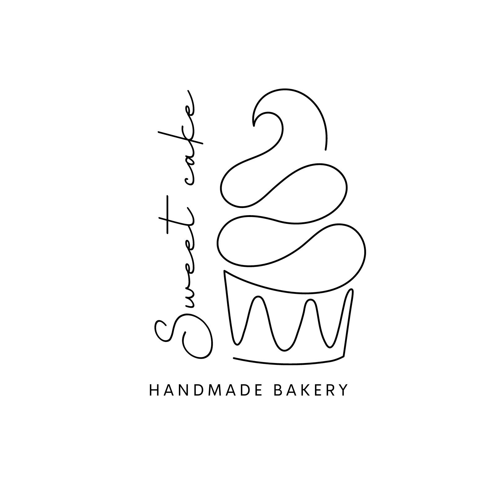 cake shop sweets bake bakery patisserie logo Template | PosterMyWall