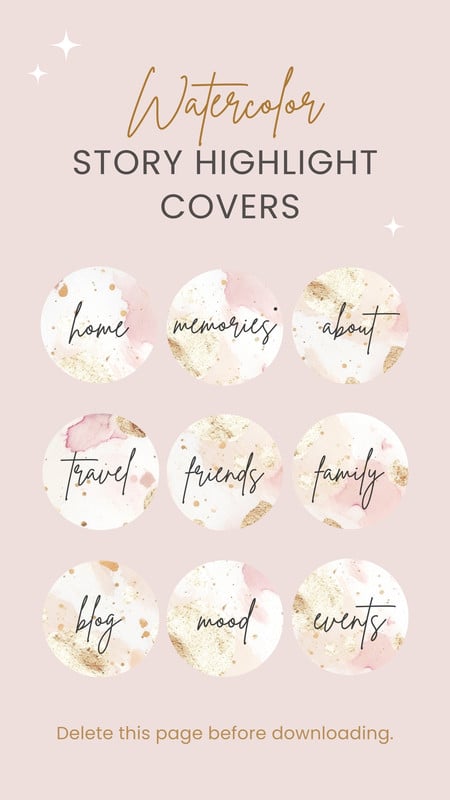 Buy 500 Ultimate Instagram Highlight Icons, Instagram Story Covers,  Instagram Story Highlight Icon, Pink Highlights, Instastory Cover Icon  Online in India - Etsy