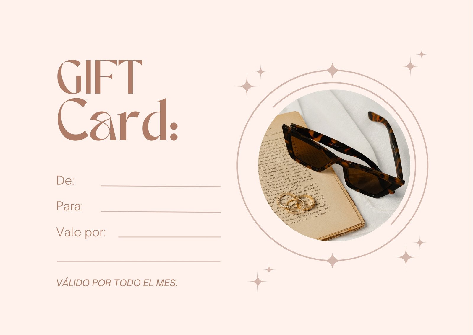  Tarjeta regalo de  - Para imprimir - Gracias sobre:  Gift Cards