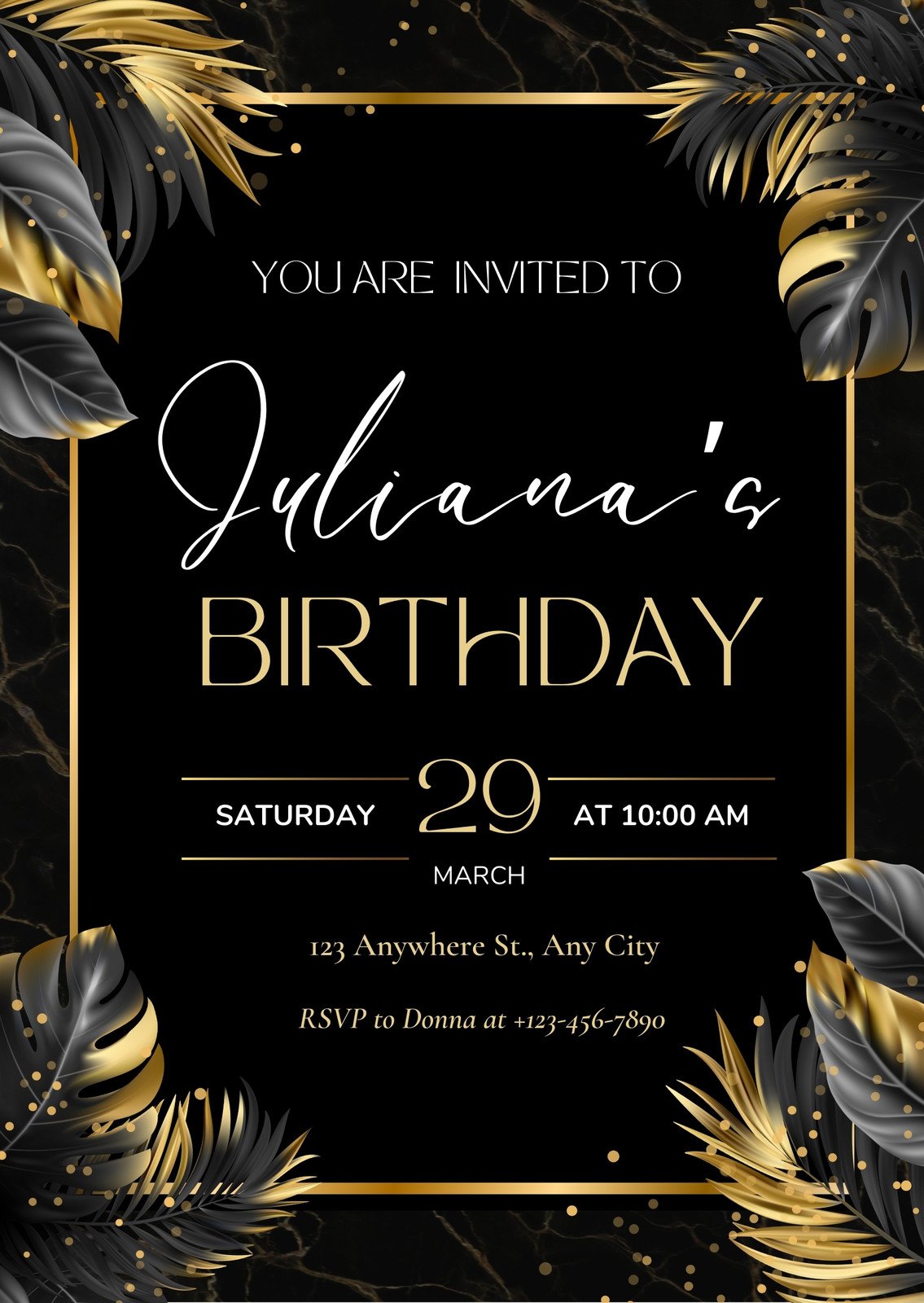 You can easily create your happy birthday invitation card with birthday bo…   Happy birthday invitation card, Create birthday invitations, Free  birthday invitations