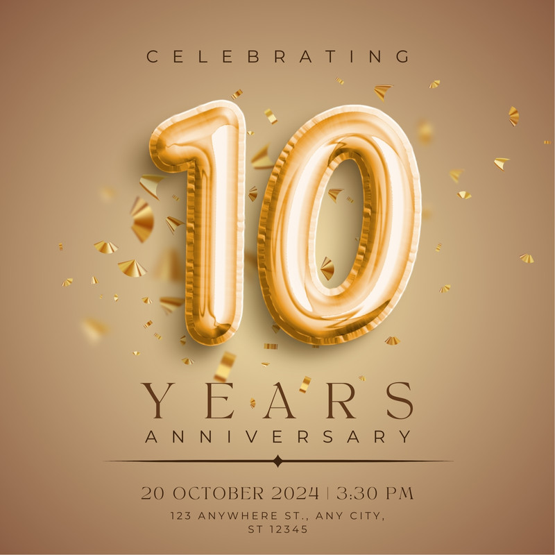 10th anniversary logo