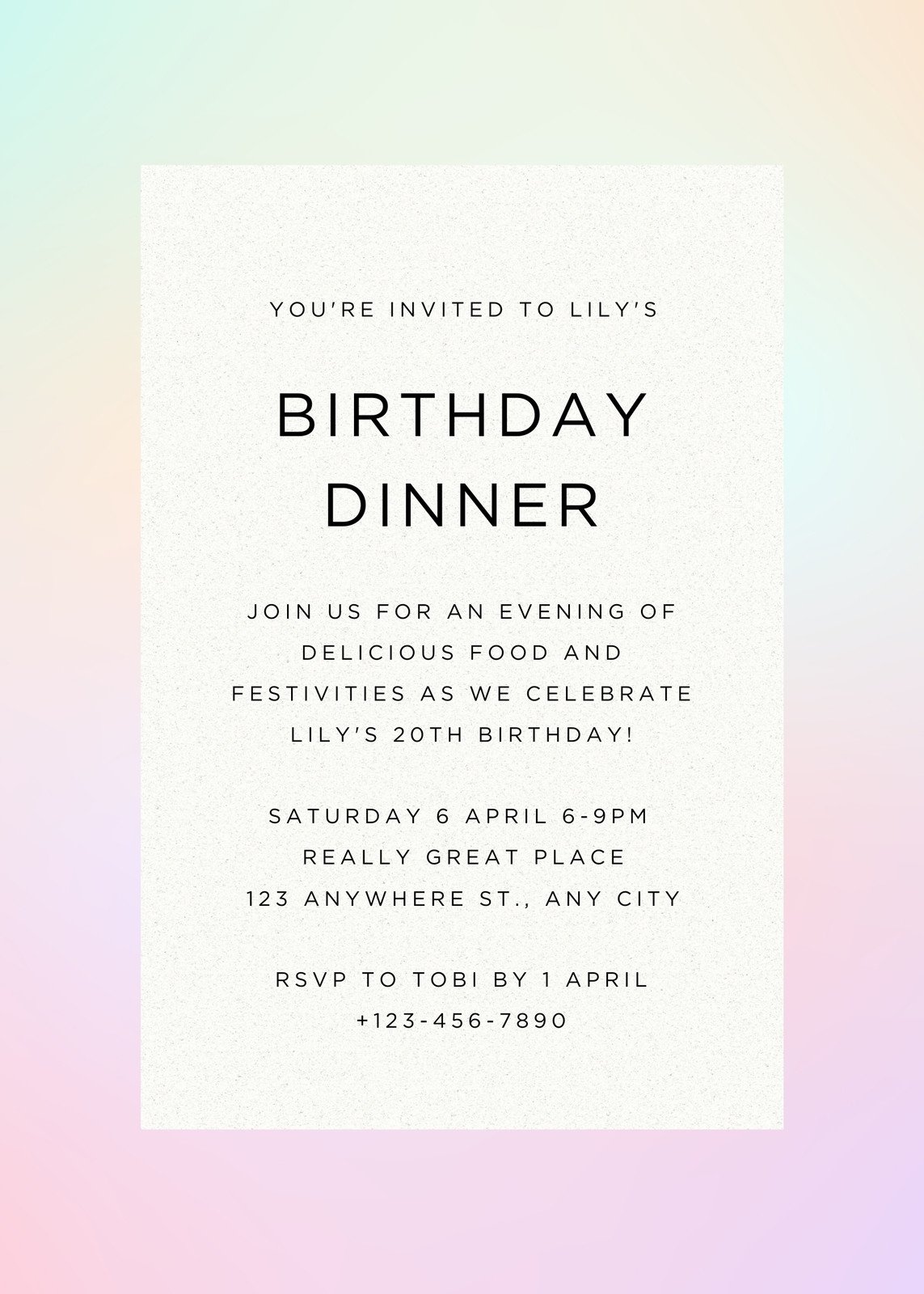 Free And Printable Birthday Invitation Templates Canva, 51% OFF