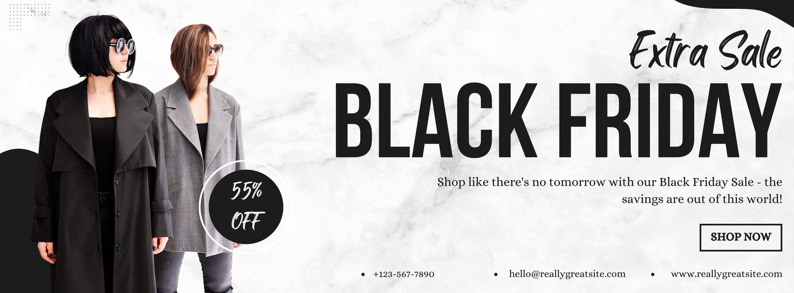 Free and customizable black friday templates