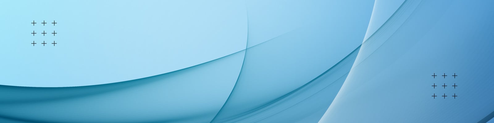 Blue Minimalist Abstract Wave LinkedIn Banner