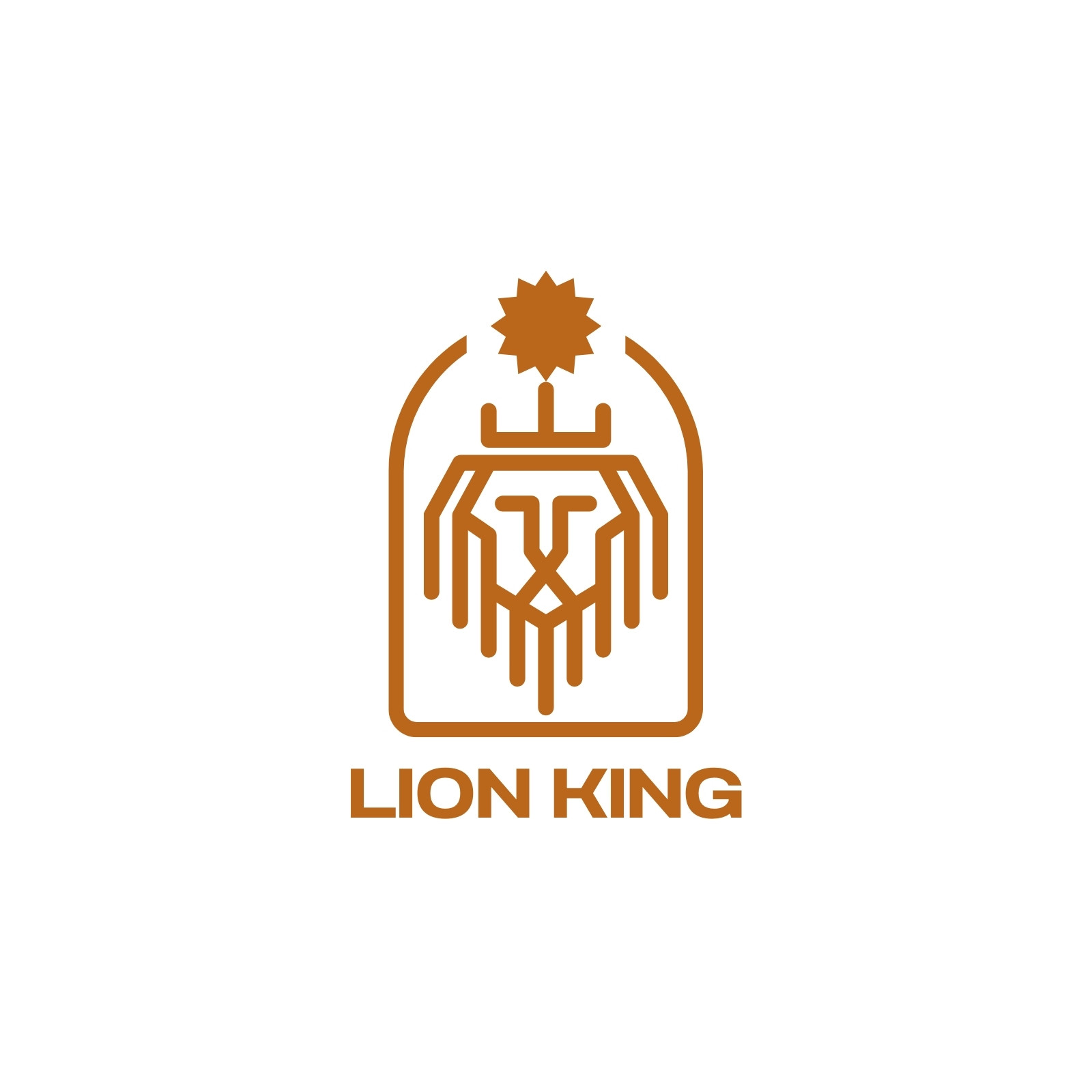 HD Logo Illustration of a Safari Jungle Lion King with Crown, Wallpaper of  Wildlife Animal, Generative Ai Stock Illustration - Illustration of  wildlife, brand: 273767867