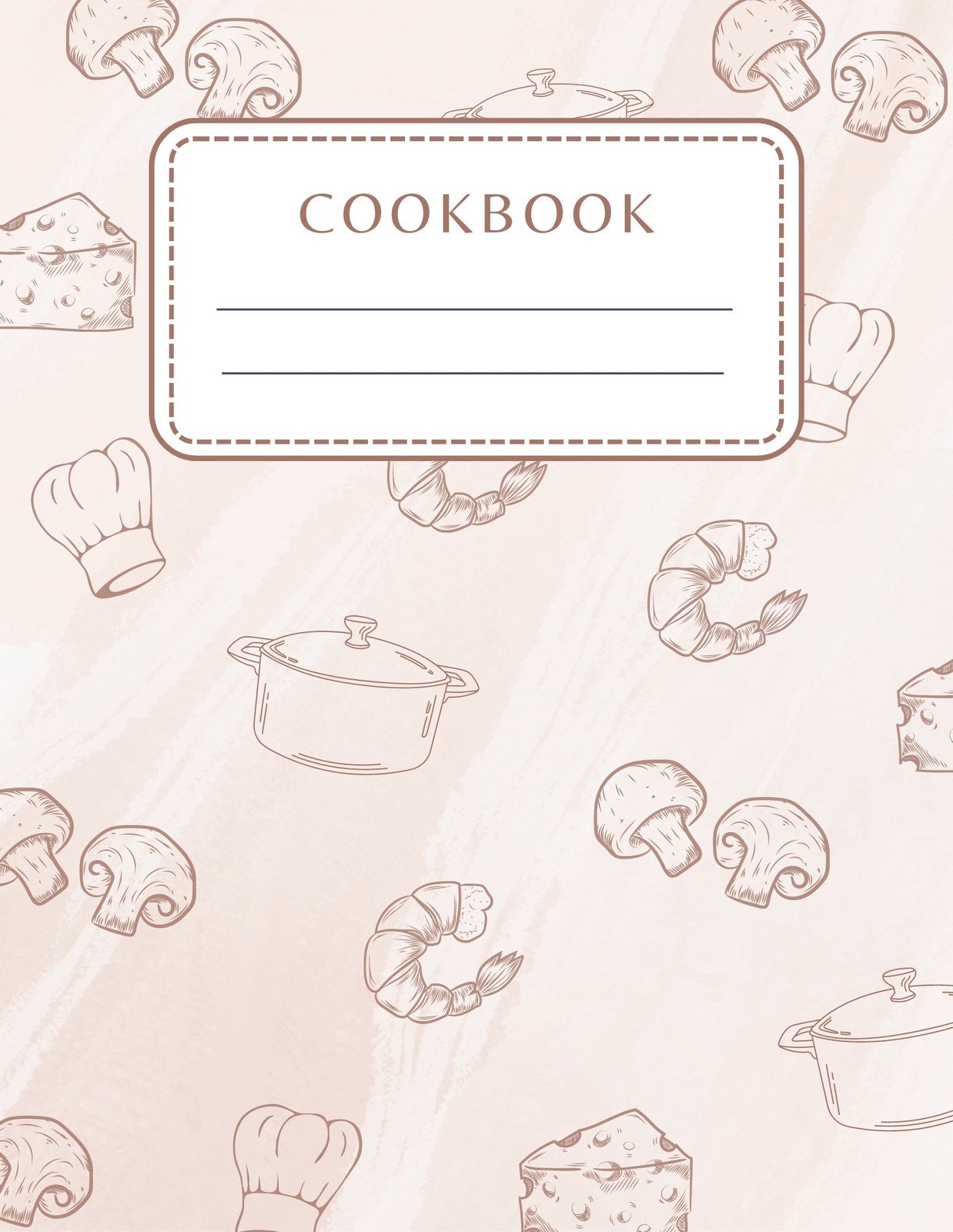 Personalized Recipe Book, Mom Blank Recipe Book, Custom Blank
