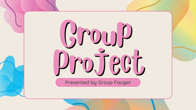 Free and customizable group templates