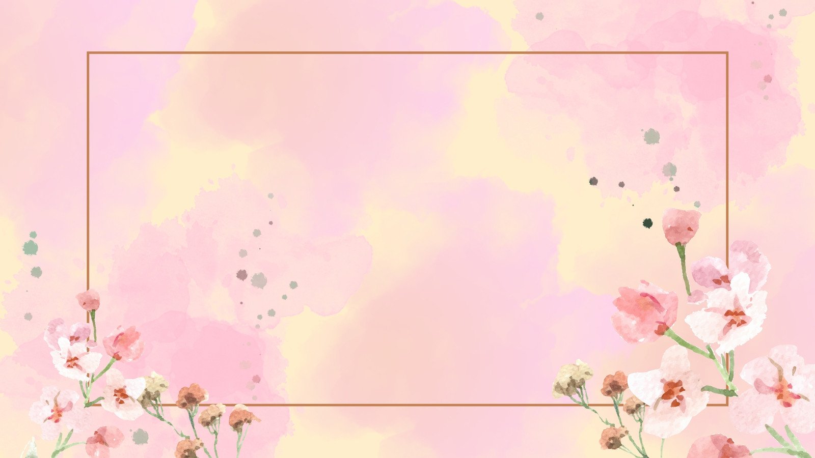 pink simple aesthetic watercolour background zoom