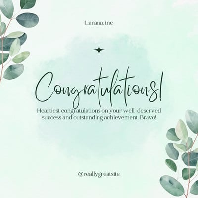 Free Printable Custom Congratulation Card Templates Canva Off