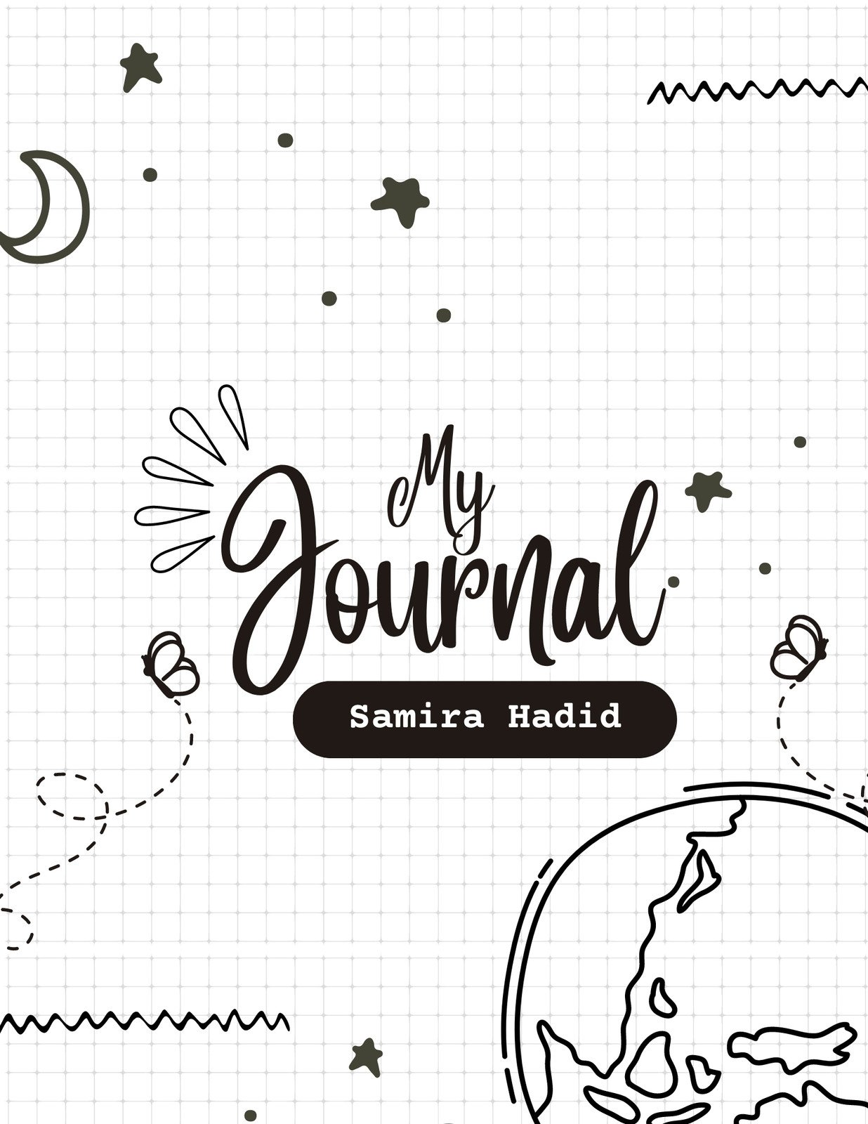 Free editable and printable journal templates