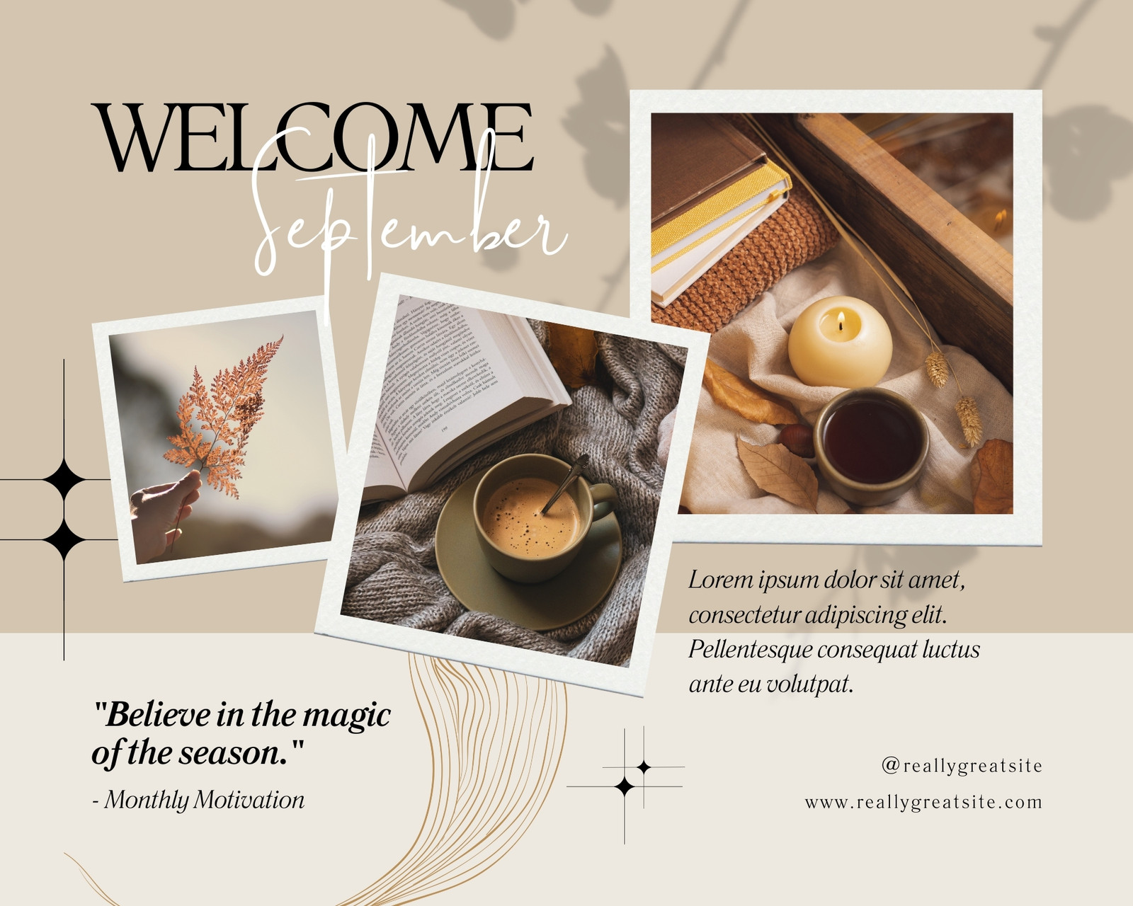 Free and customizable welcome templates