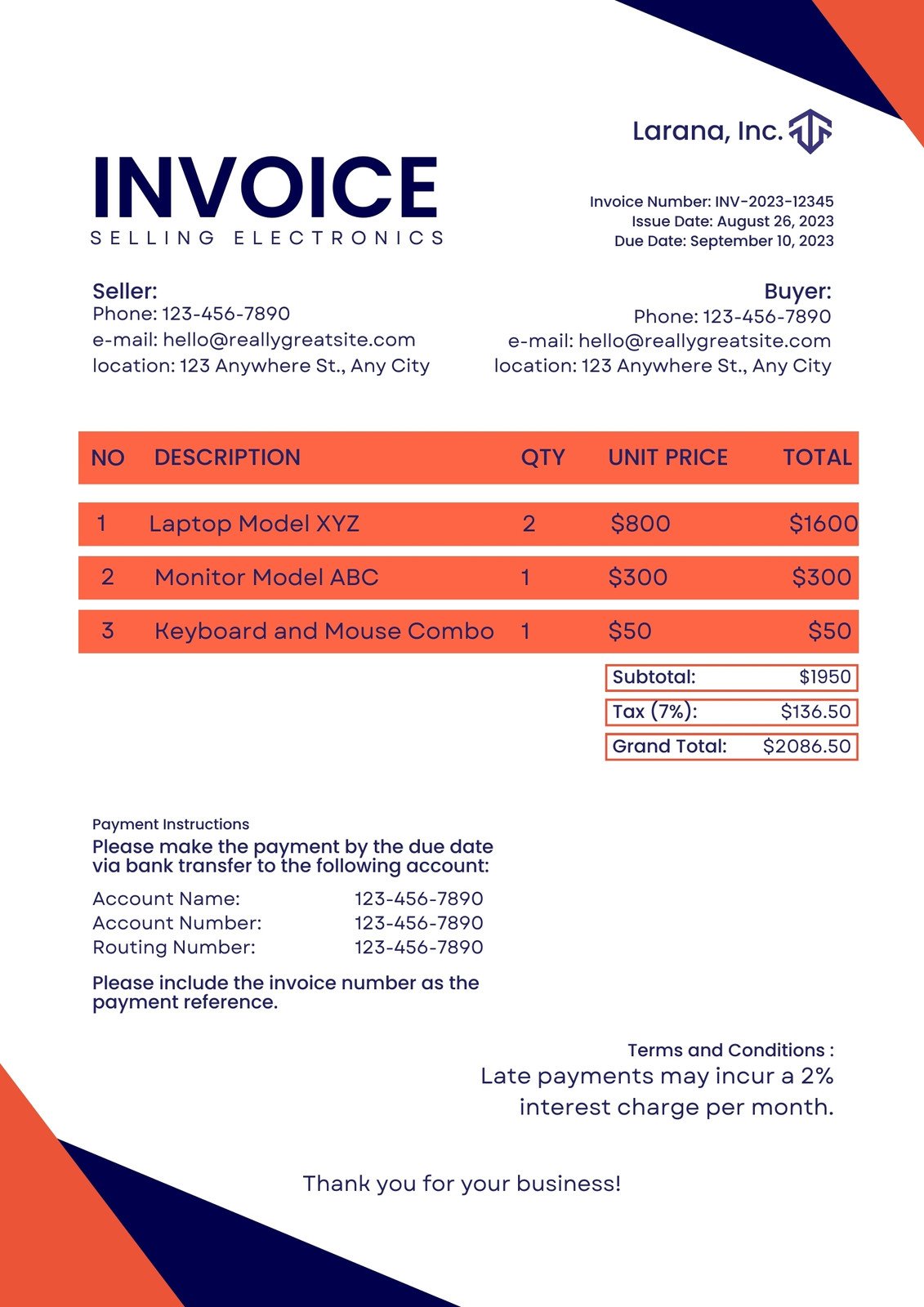 Free, printable, professional invoice templates to customize