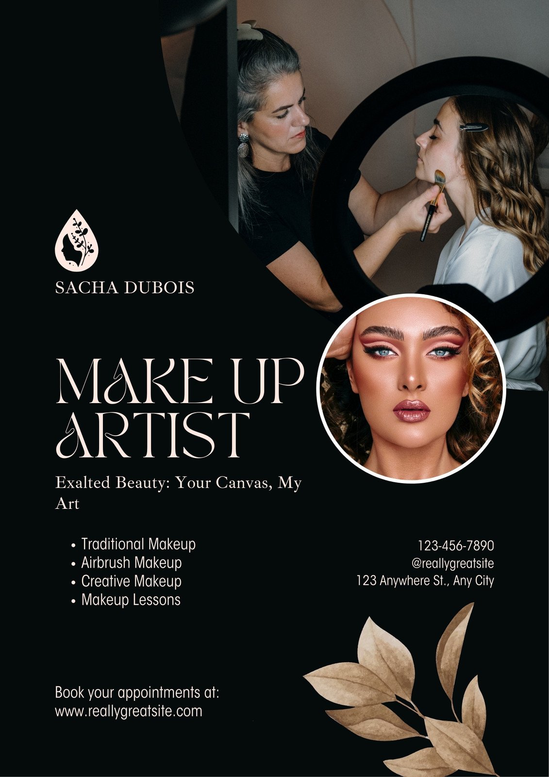Customize 522+ Makeup Poster Templates Online - Canva