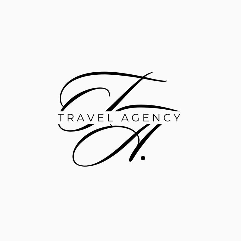 Travel and tourism logo Royalty Free Vector Image