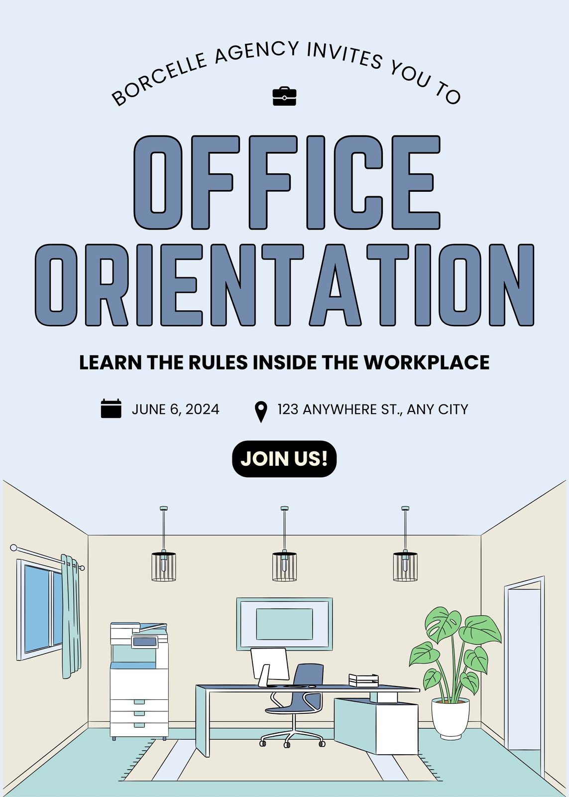 office poster template