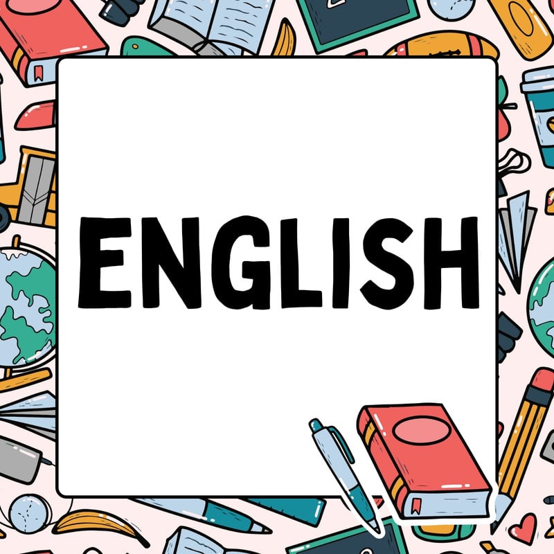 Free and customizable english templates