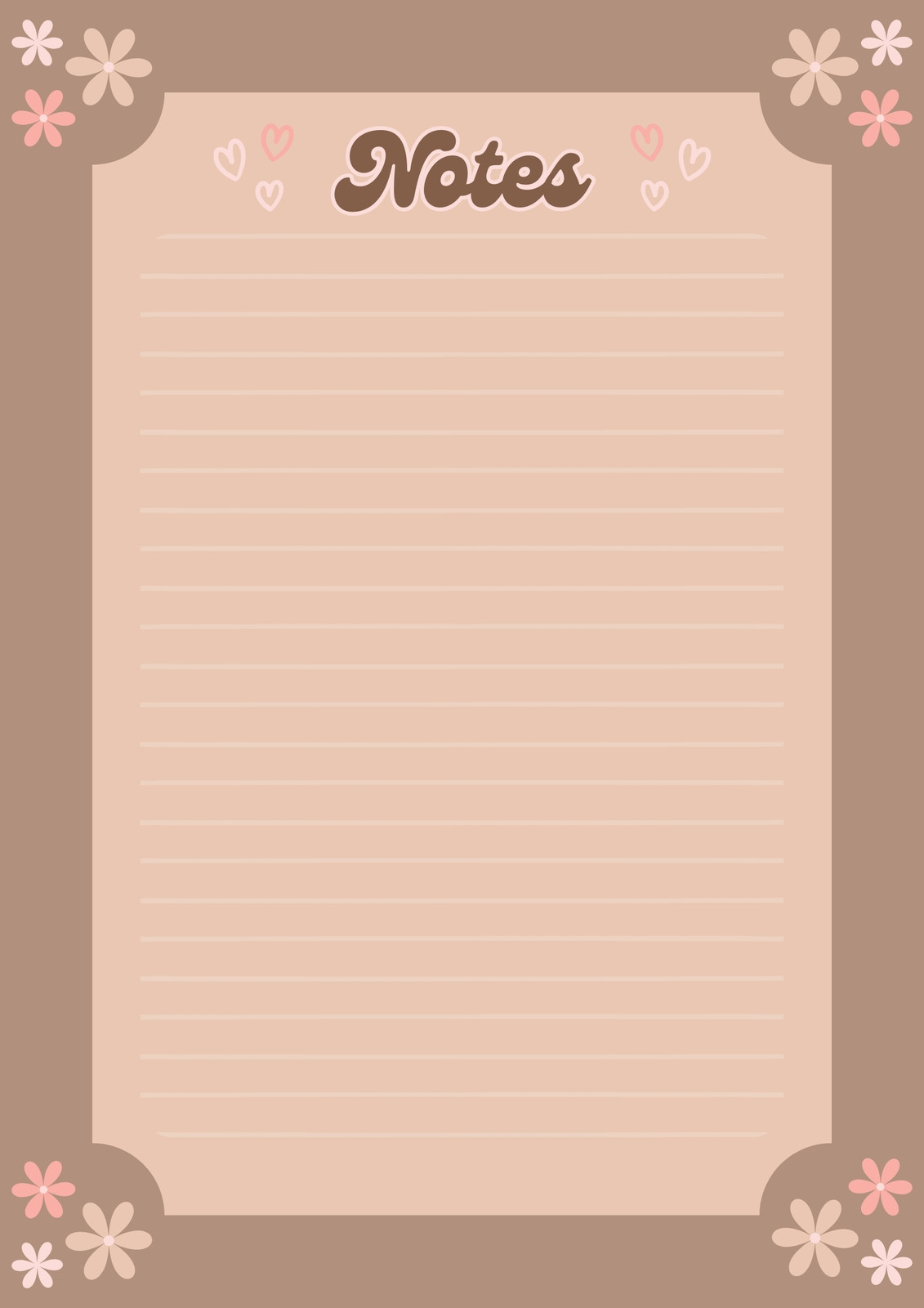 Free and customizable notes templates