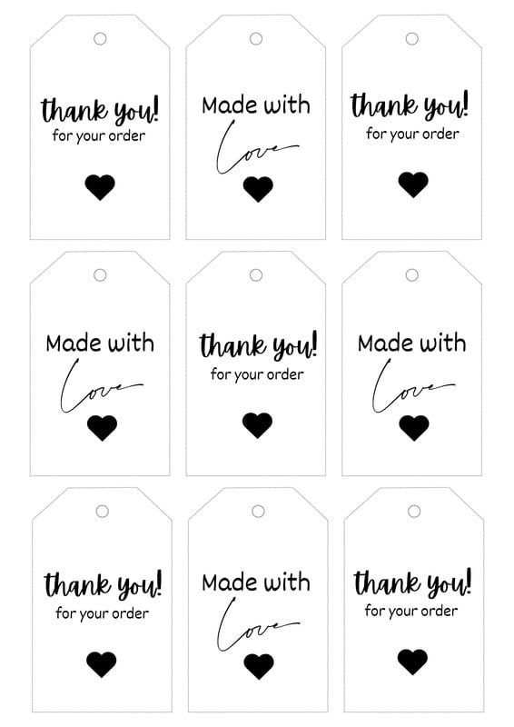 Wedding Welcome Bag Tag SET OF 10 Script Gift Tags for 