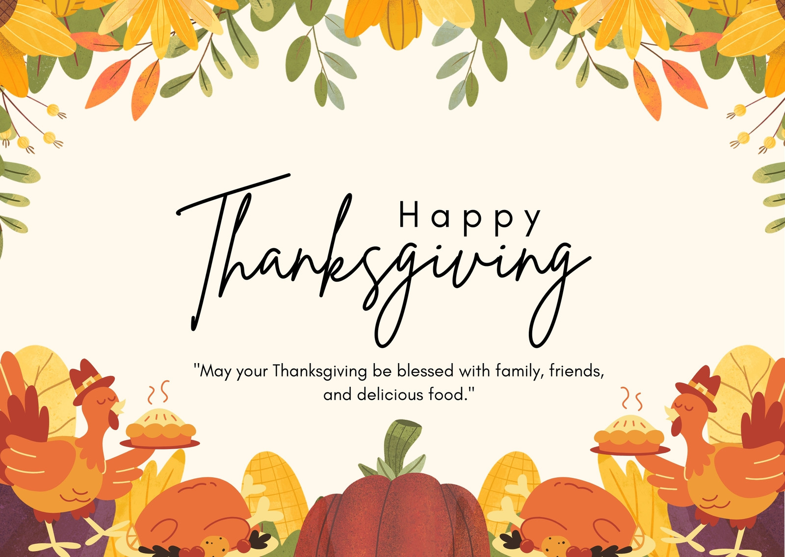 Thanksgiving Day wishes for clients, colleagues, boss