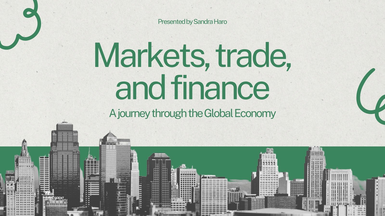 Green Retro Markets and Finance Presentation