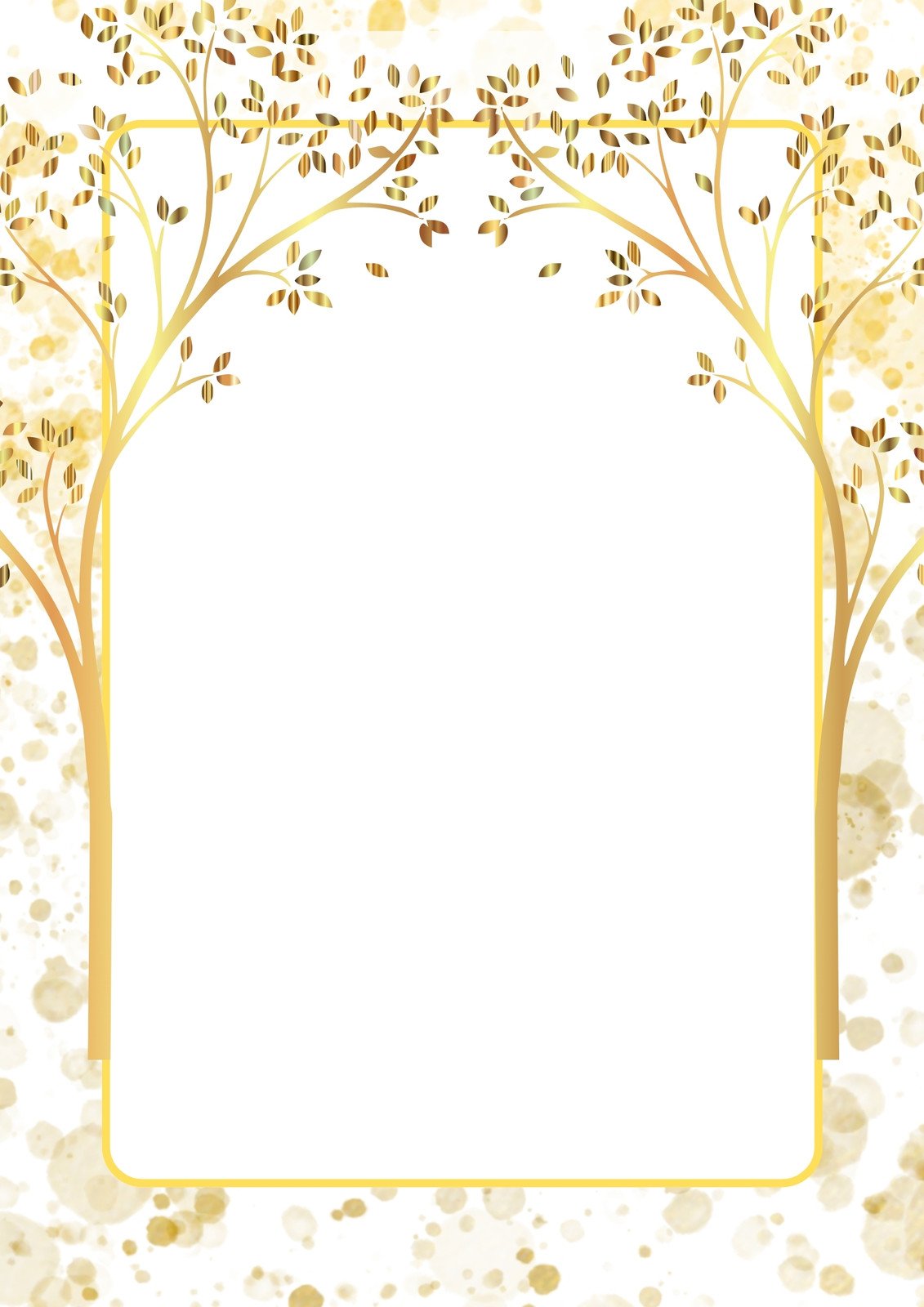 Free and customizable gold background templates