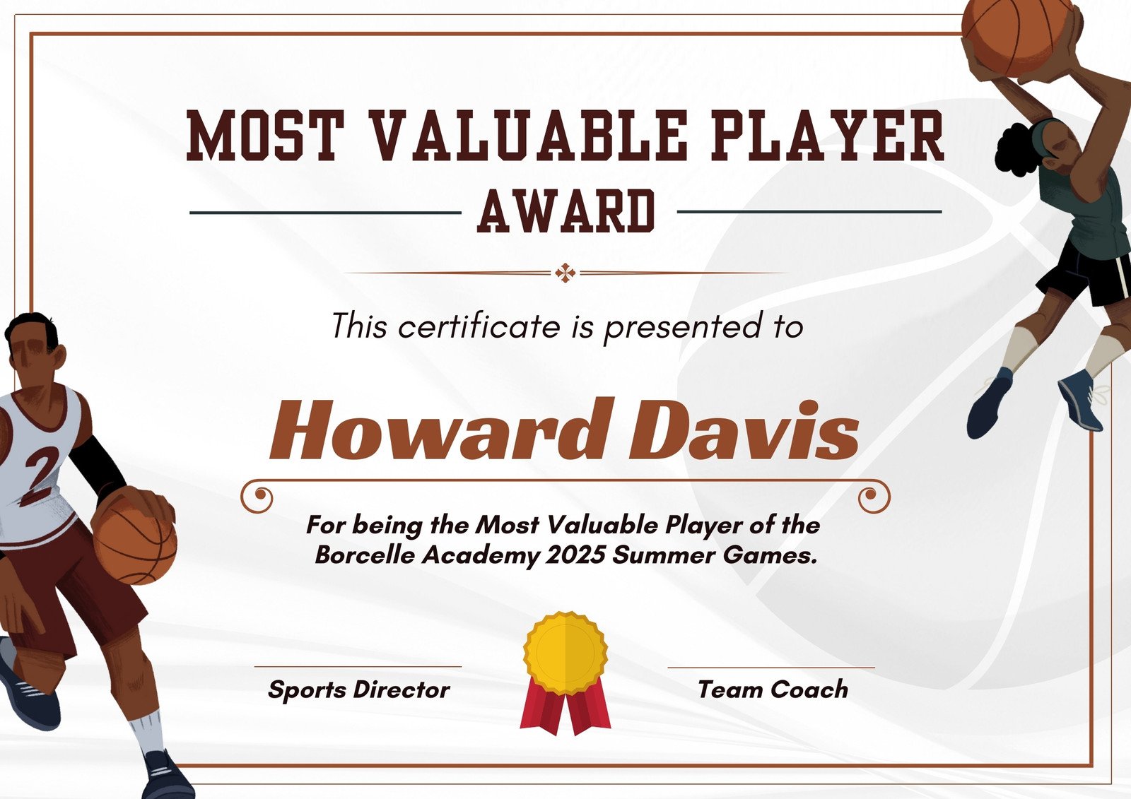track and field certificate templates free
