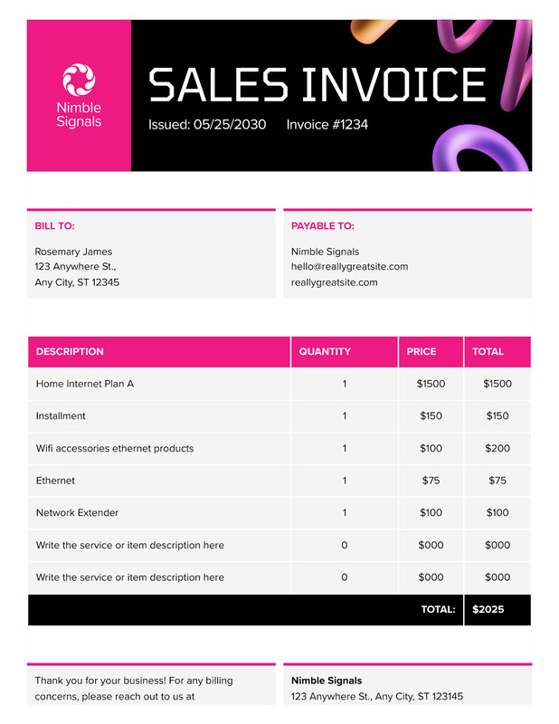 8+ SAMPLE Bakery Invoice in PDF | MS Word