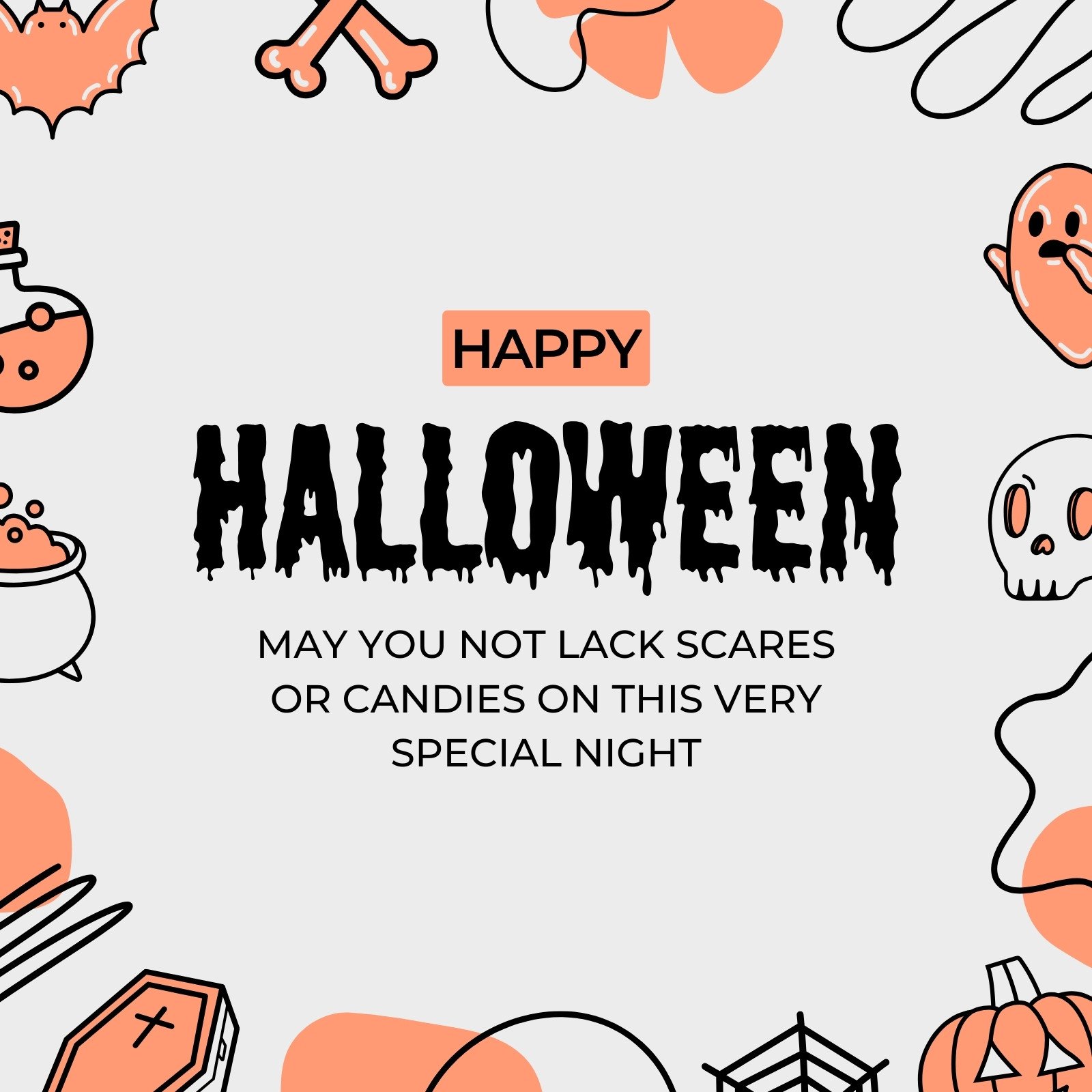 Page 6 - Free customizable Halloween Instagram post templates