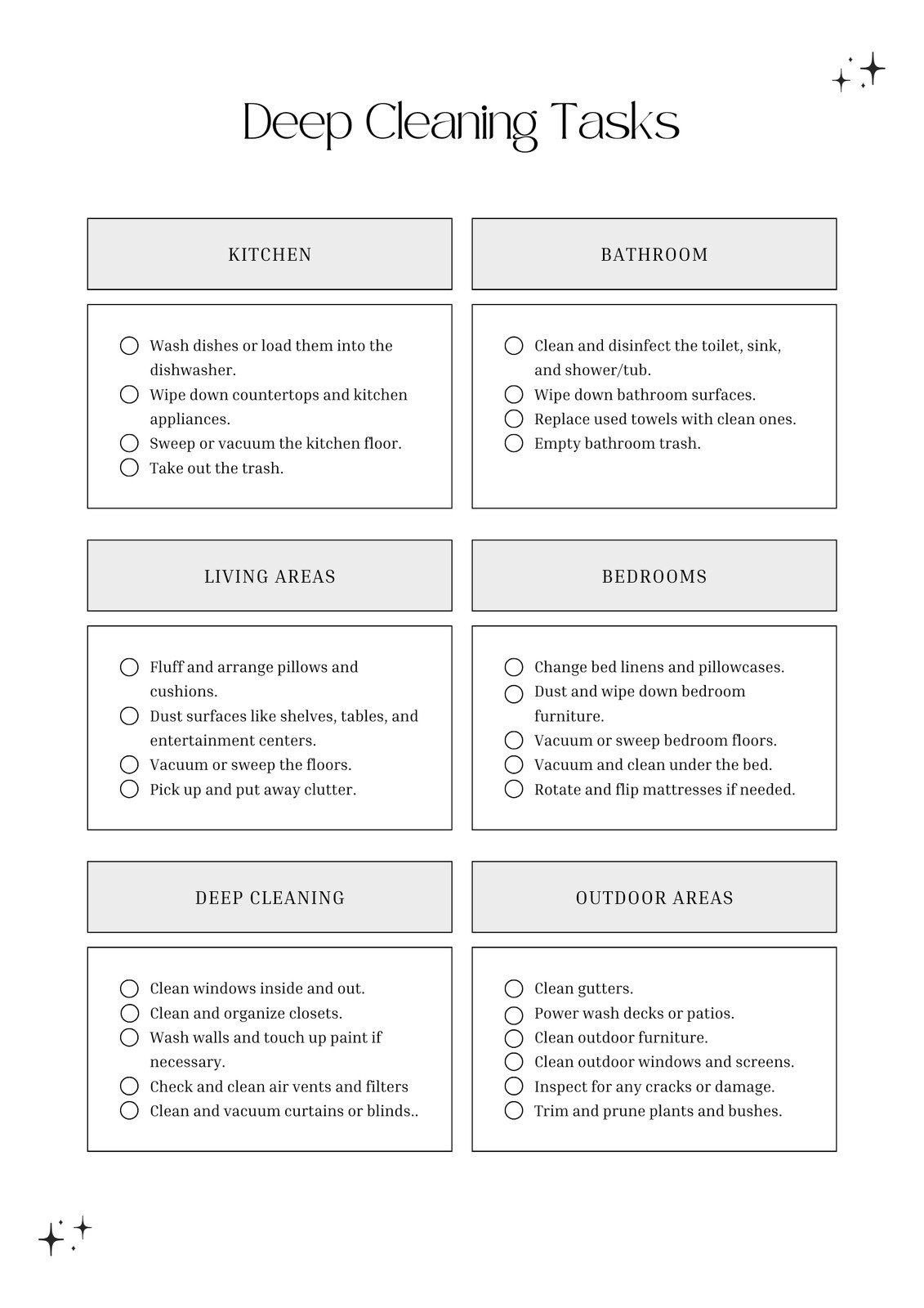 15-Minute Speed Cleaning Checklist + FREE Printable