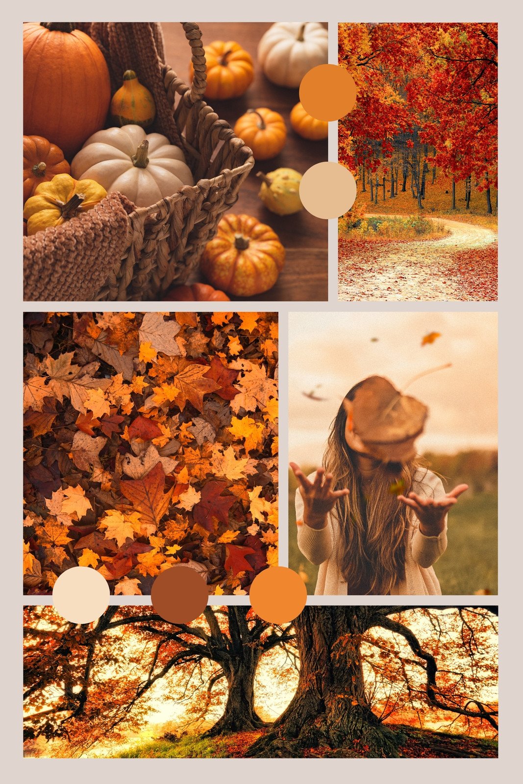 20 Autumn Collage Wallpapers : Dark Mood