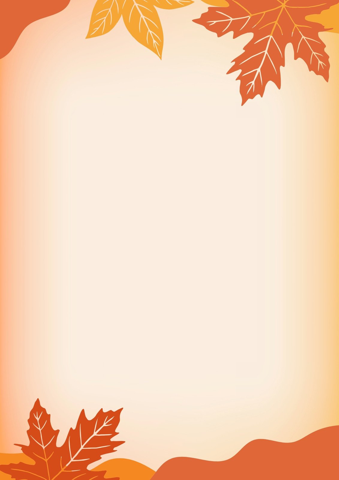 Page 3 - Free and customizable fall templates