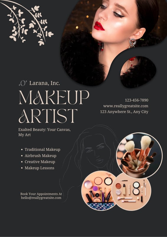 infographic powerpoint charts tutorial makeup