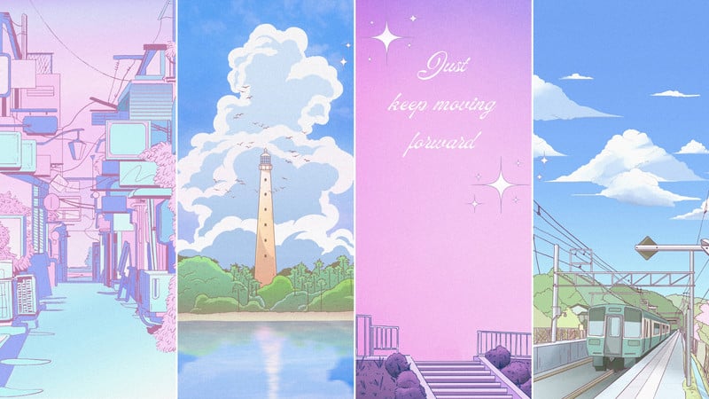 Anime landscape phone HD wallpapers | Pxfuel