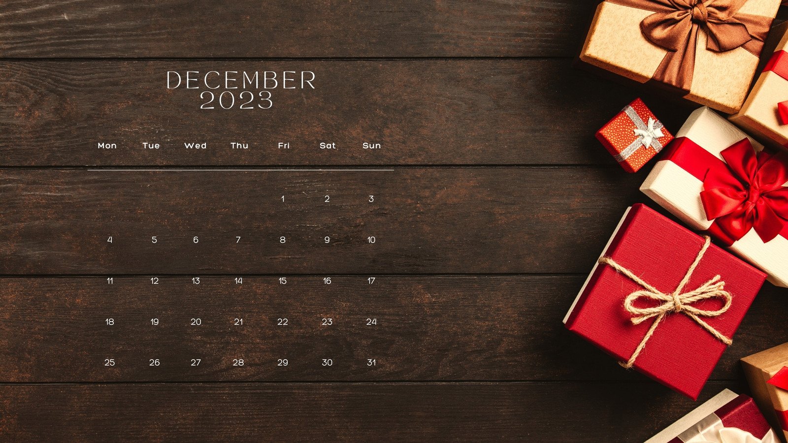 canva red brown photo december 2023 calendar desktop wallpaper 3RJ70a Eldk