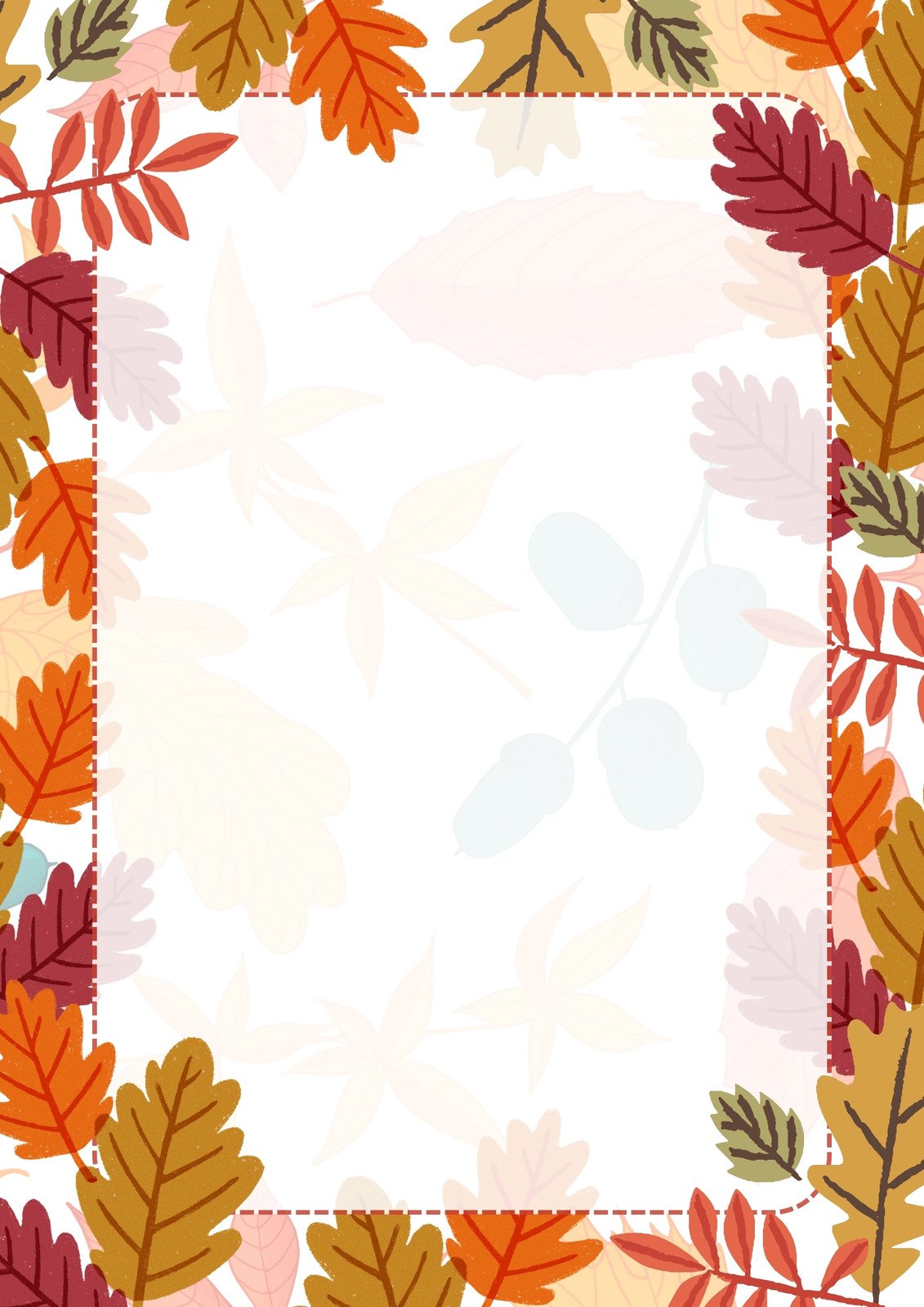 Page 3 - Free and customizable fall templates