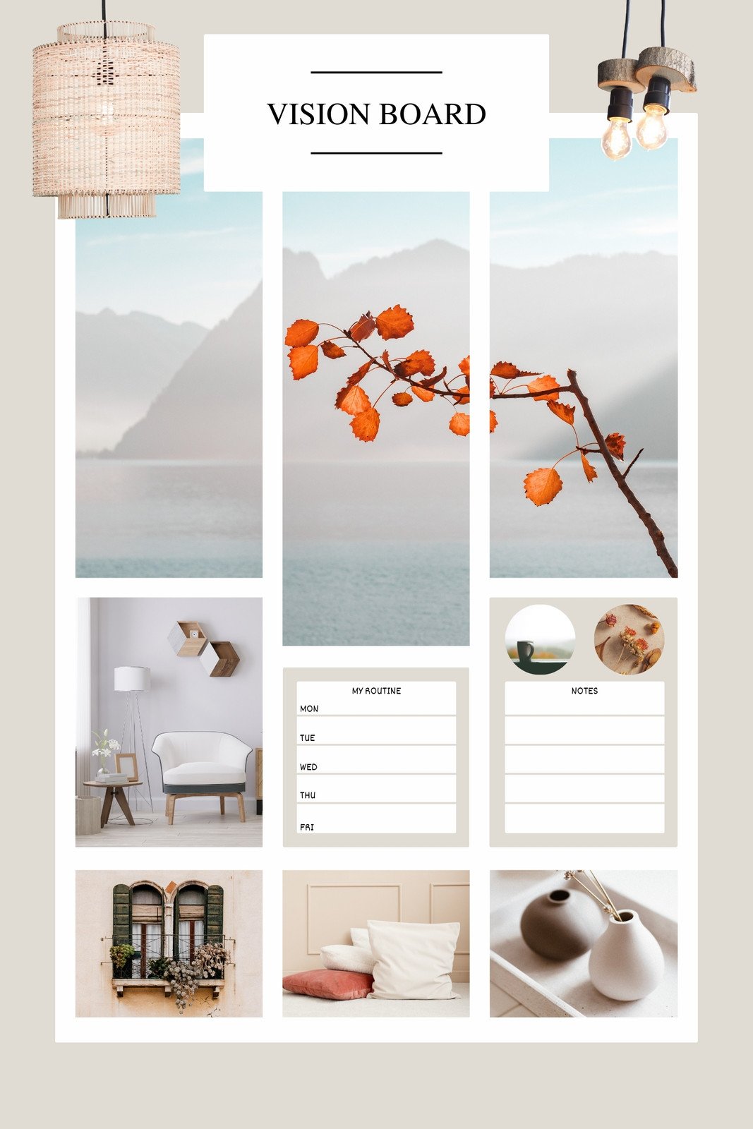 Page 3 - Free and customizable vision board templates