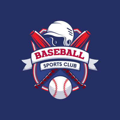 Set of Baseball Badge Logo Design Templates. Sports Team Identity